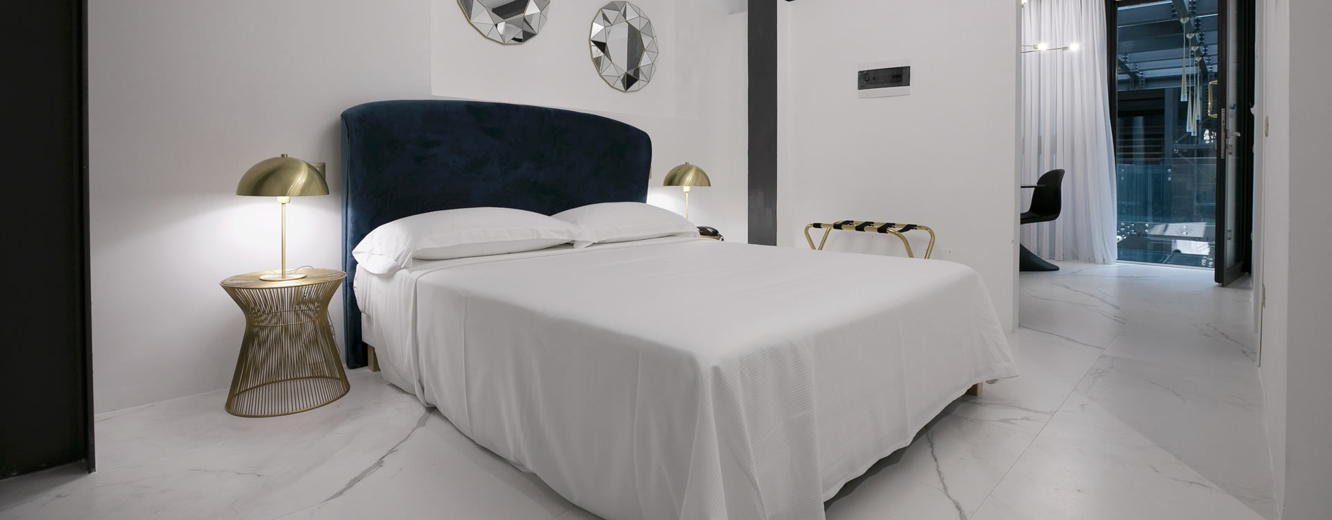 Le camere dell'Hotel Azzoli